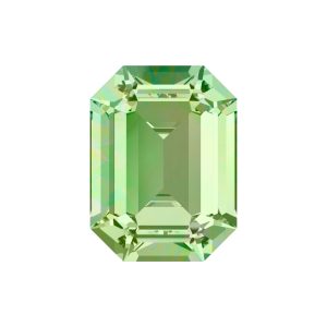 Swarovski 4600 - Rectangle Octagon Fancy Stone - 8 x 6mm - Peridot F