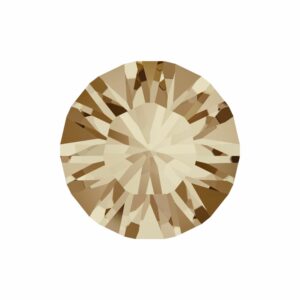Swarovski 1200 – Round Chaton - SS60 - 15.7mm - Golden Shadow UNF