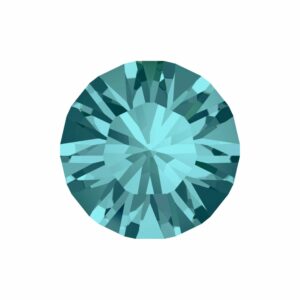 Swarovski 1200 – Round Chaton - SS60 - 15.7mm - Blue Zircon F