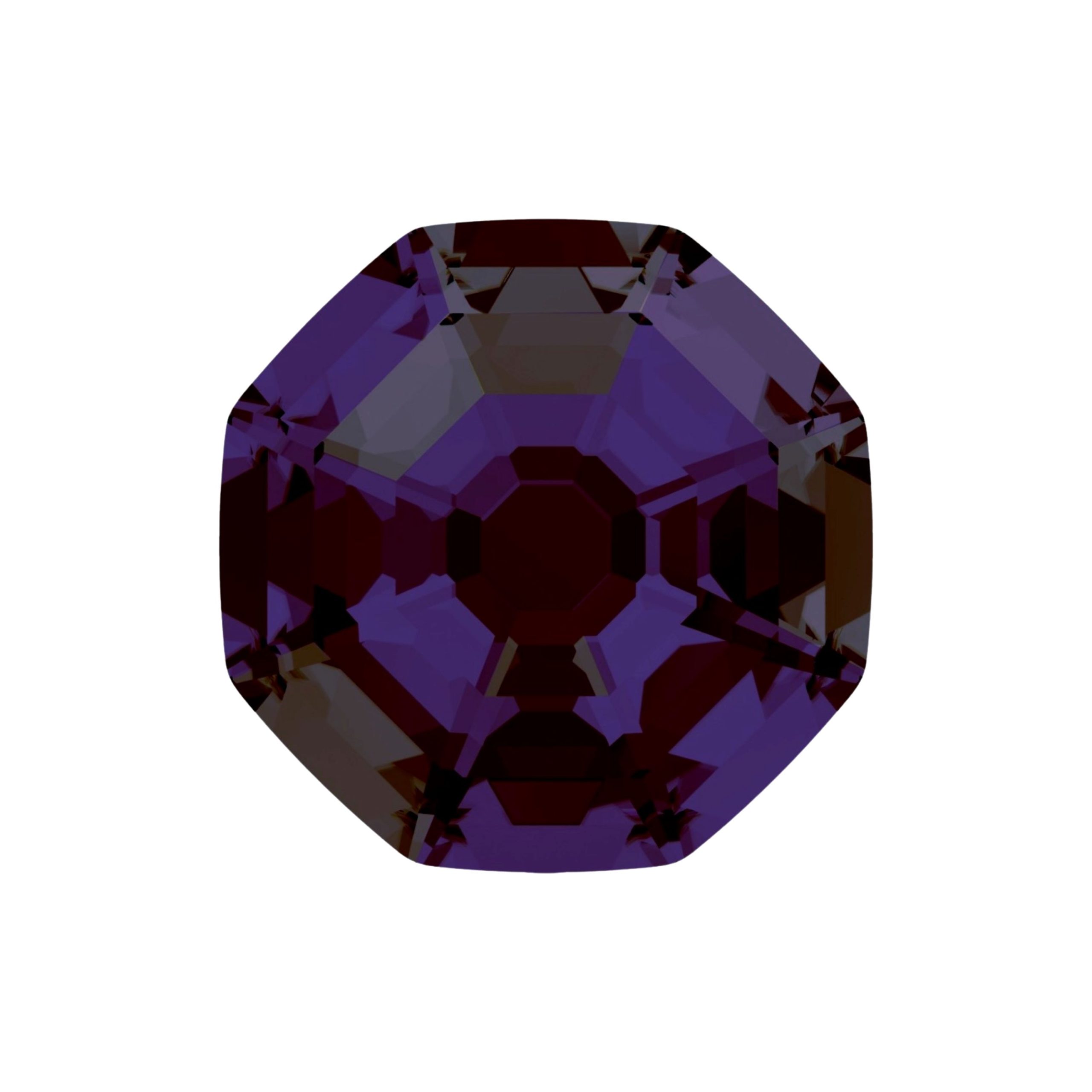 Swarovski 4655 - Octagon Fancy Stone - 16mm - Heliotrope F
