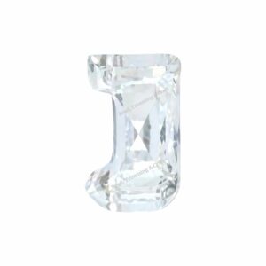 Swarovski 4889 - Letter J Fancy Stone - 8mm - Crystal F