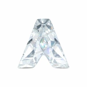 Swarovski 4889 - Letter A Fancy Stone - 8mm - Crystal F