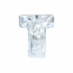 Swarovski 4889 - Letter T Fancy Stone - 8mm - Crystal F