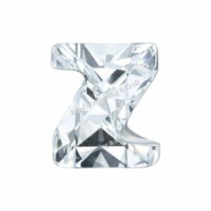 Swarovski 4889 - Letter Z Fancy Stone - 8mm - Crystal F