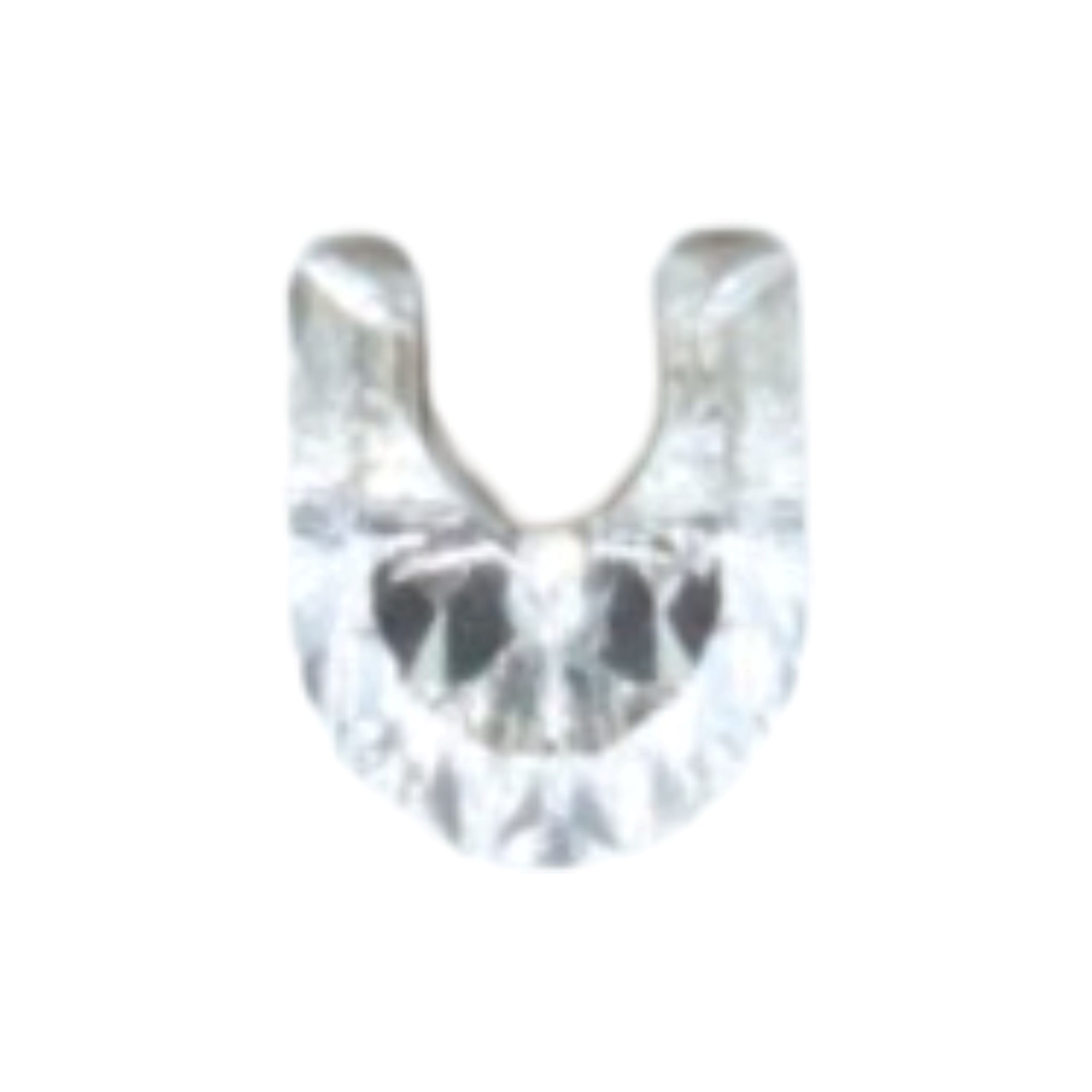 Swarovski 4889 - Letter U Fancy Stone - 8mm - Crystal F