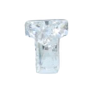 Swarovski 4889 - Letter T Fancy Stone - 8mm - Crystal F