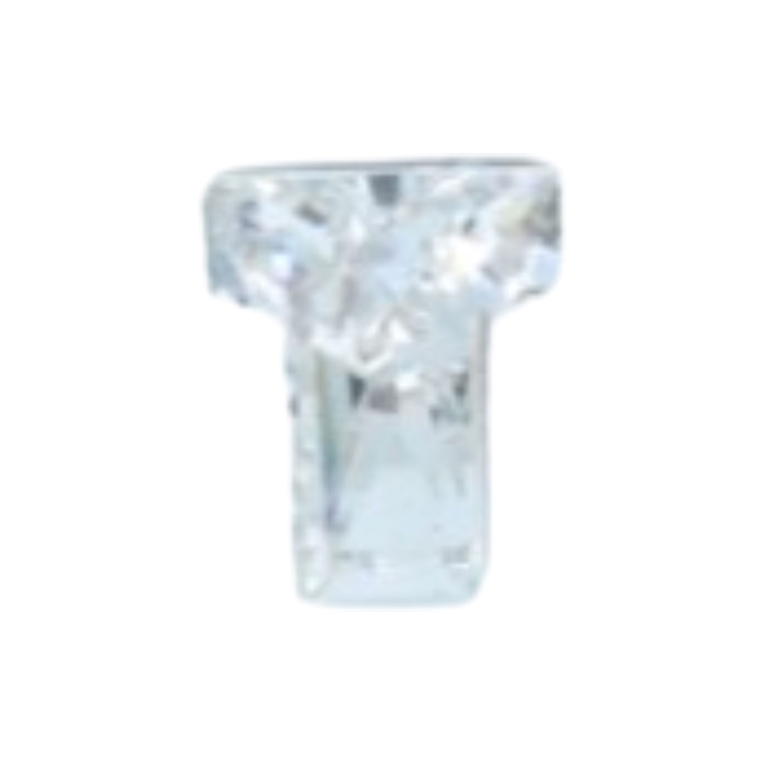 Swarovski 4889 - Letter T Fancy Stone - 8mm - Crystal F