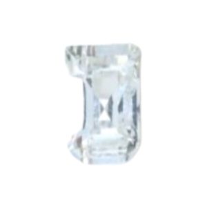 Swarovski 4889 - Letter J Fancy Stone - 8mm - Crystal F