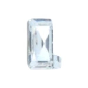 Swarovski 4889 - Letter L Fancy Stone - 8mm - Crystal F