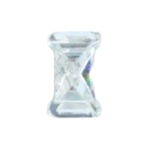 Swarovski 4889 - Letter I Fancy Stone - 8mm - Crystal F