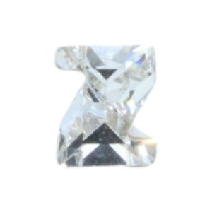 Swarovski 4889 - Letter Z Fancy Stone - 8mm - Crystal F