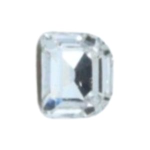 Swarovski 4889 - Letter D Fancy Stone - 8mm - Crystal F