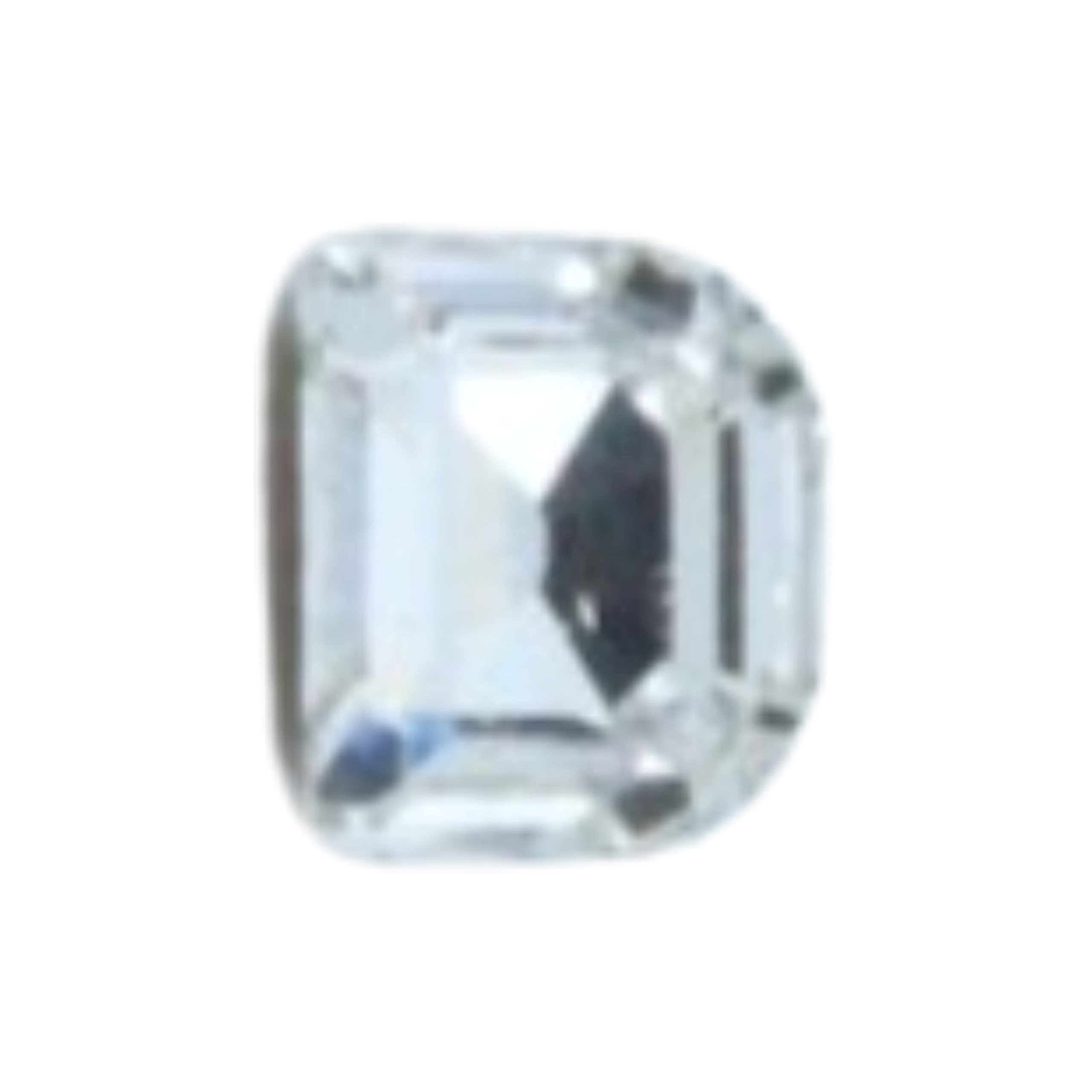 Swarovski 4889 - Letter D Fancy Stone - 8mm - Crystal F