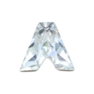 Swarovski 4889 - Letter A Fancy Stone - 8mm - Crystal F