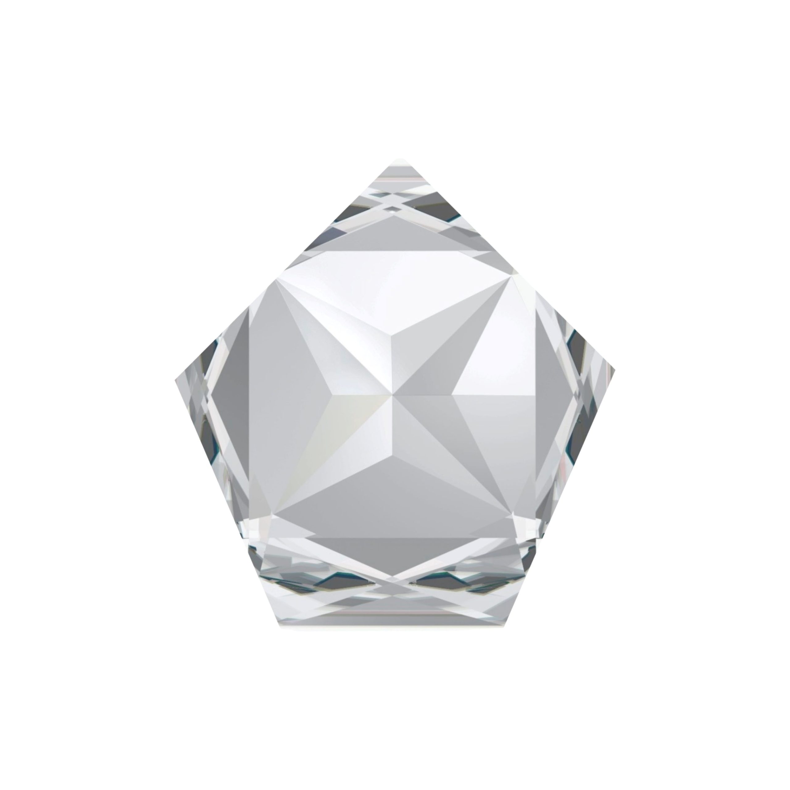 Swarovski - Pentagon Fancy Stone - 8mm - Crystal F