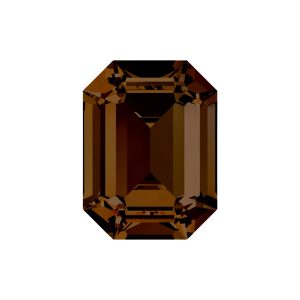 Swarovski 4610 - Rectangle Octagon Fancy Stone - 24 x 16mm - Smoked Topaz Unf