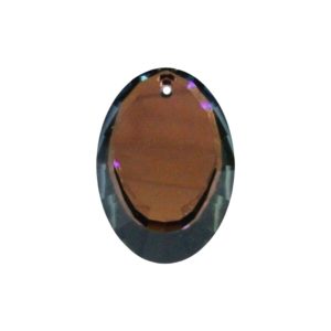 Swarovski 6120 – Oval Crescent Drop - 24mm - Tabac