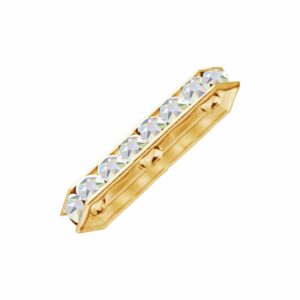 Swarovski 177719 - Rondelle Bar - 3 Row - 18mm - AB / Gold