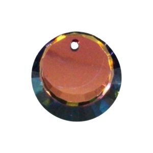 Swarovski 6210 – Round Crescent Drop - 12mm - Vitrail Medium