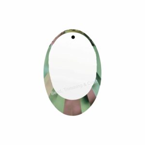 Swarovski 6120 – Oval Crescent Drop - 32mm - Volcano Z