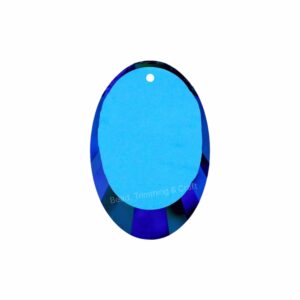 Swarovski 6120 – Oval Crescent Drop - 32mm - Heliotrope