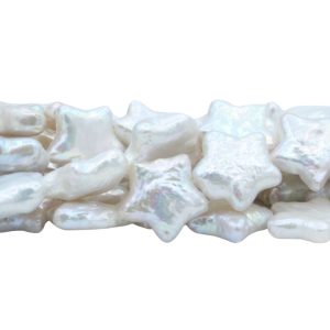 Freshwater Pearl - Star - 11 to 12mm - 39cm Strand