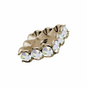 Swarovski 177610 – Rondelle - Square - 10mm - AB / Rhodium