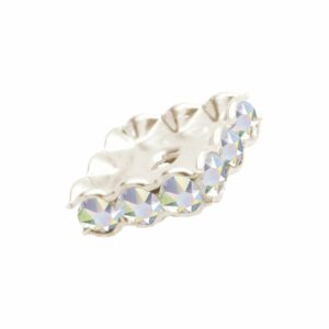Swarovski 177610 – Rondelle - Square - 10mm - AB / Silver