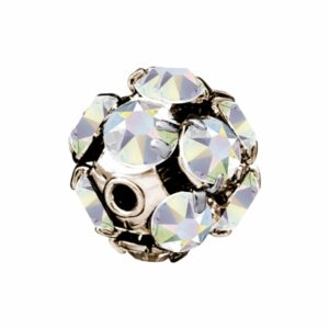 Swarovski 147512 - Rondelle Ball - Round - 12mm - AB / Gold
