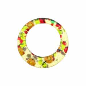 Murano Glass – Pendant - Donut – 50mm – E