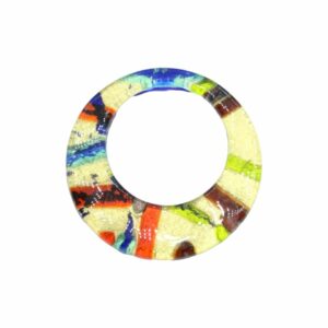 Murano Glass – Pendant - Donut – 50mm – A