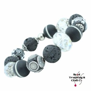 Swarovski / Gemstone / Resin – Stretch Bracelet.