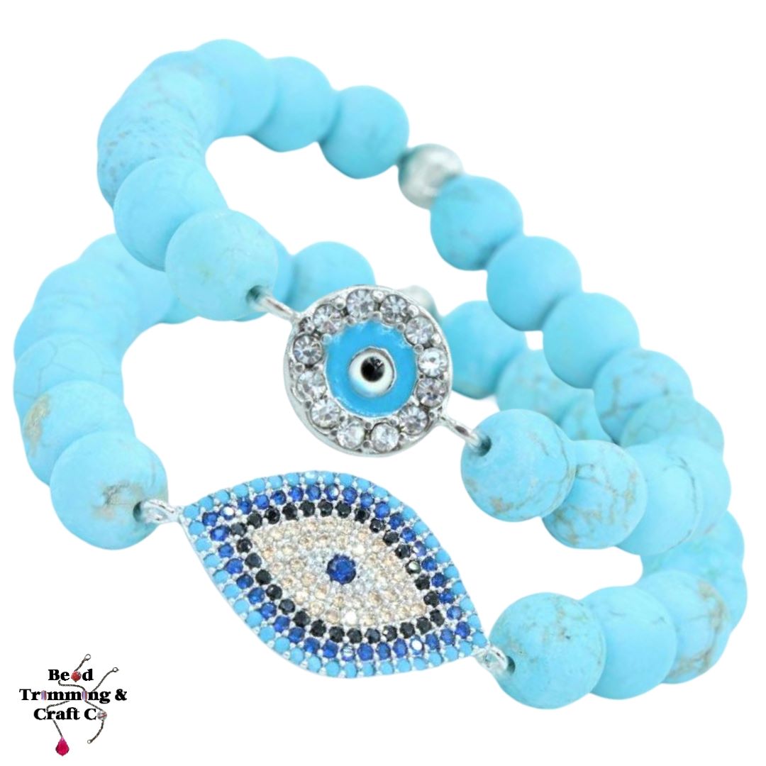 Gemstone / Crystal Eye – Stretch Bracelet
