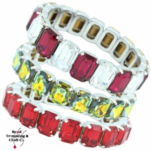 Swarovski Crystal Fancy Stone – Stretch Bracelet