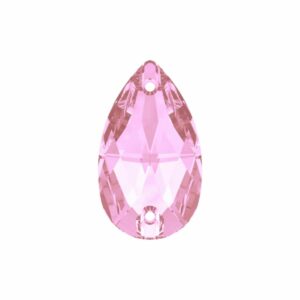 Drop - Sew On - 12 x 7mm - Light Rose F - ECO Range