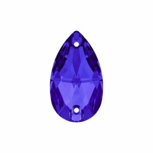 Drop - Sew On - 18 x 11mm - Purple Velvet F - ECO Range