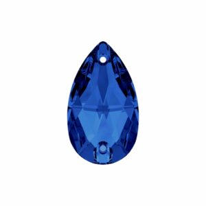 Drop - Sew On - 12 x 7mm - Sapphire F - ECO Range