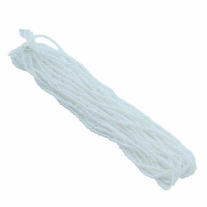 Seed Bead Hank - 11/0 - Preciosa - White Pearl - 18 grams