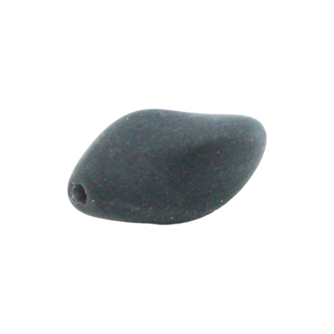 Murano Glass – Nugget – 13mm – Matte Black