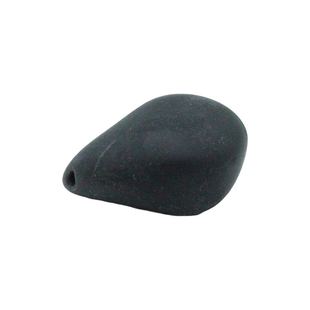 Murano Glass – Nugget – 25mm – Matte Black