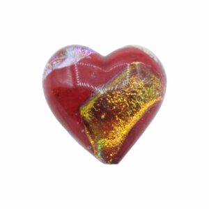 Murano Glass – Heart - Puffy– 30mm – Red / Z