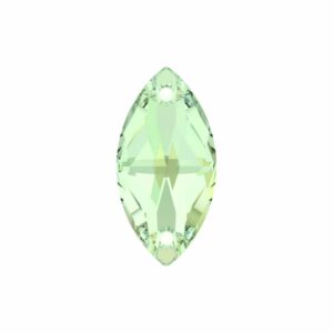 Navette - Sew On - 18 x 9mm - Peridot AB F - ECO Range