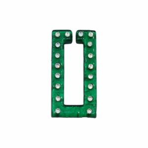 Murano Glass – Pendant - Rectangle / Crystal - 50mm – Emerald