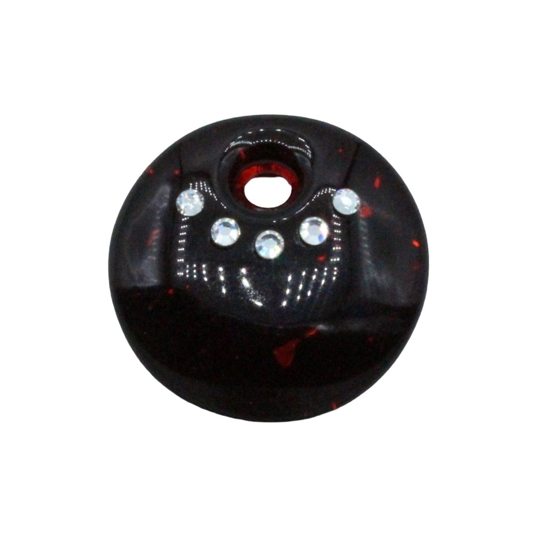 Murano Glass – Pendant - Round / Crystal - 30mm – Siam