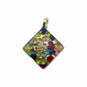 Murano Glass – Pendant - Diamond - 27mm – C
