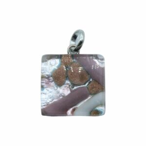 Murano Glass – Pendant - Square - 21mm – O