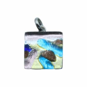 Murano Glass – Pendant - Square - 21mm – L