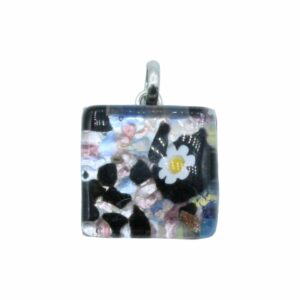 Murano Glass – Pendant - Square - 21mm – I