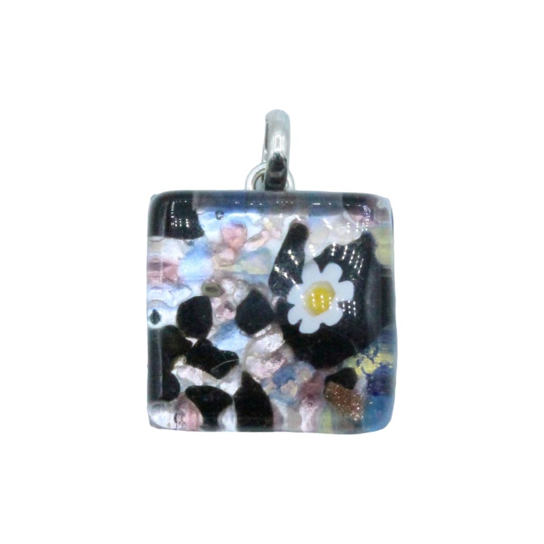 Murano Glass – Pendant - Square - 21mm – I