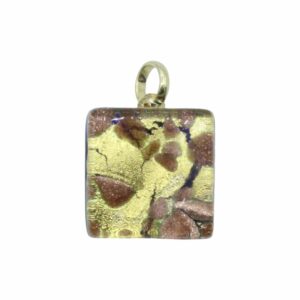 Murano Glass – Pendant - Square - 21mm – D